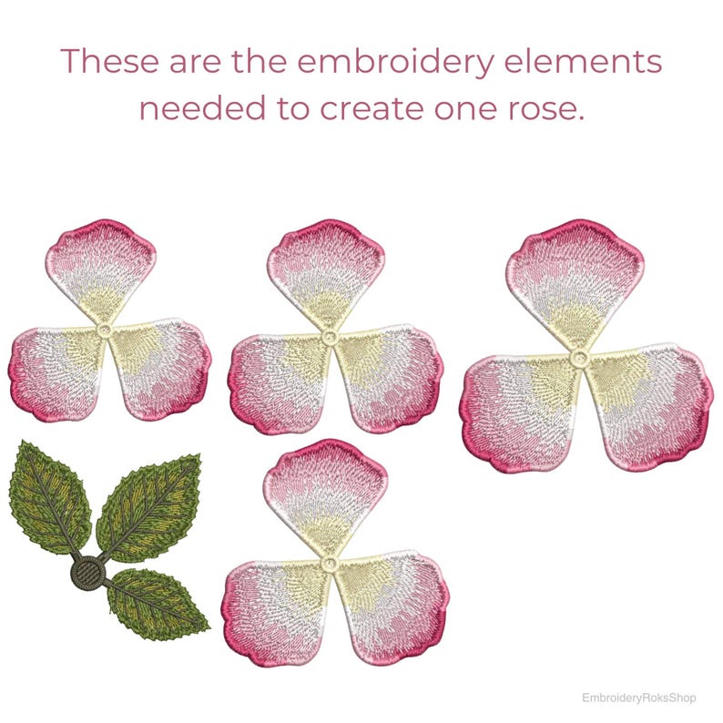 FSL Rose – Free Standing Lace Machine Embroidery Design, 3D Lace Flower ...