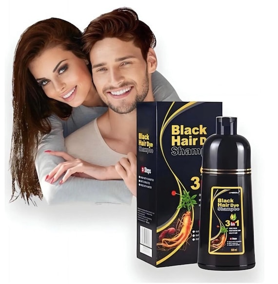 MEIDU Black/dark Brown/coffee Hair Dye Shampoo Instant 3 in 1 +100