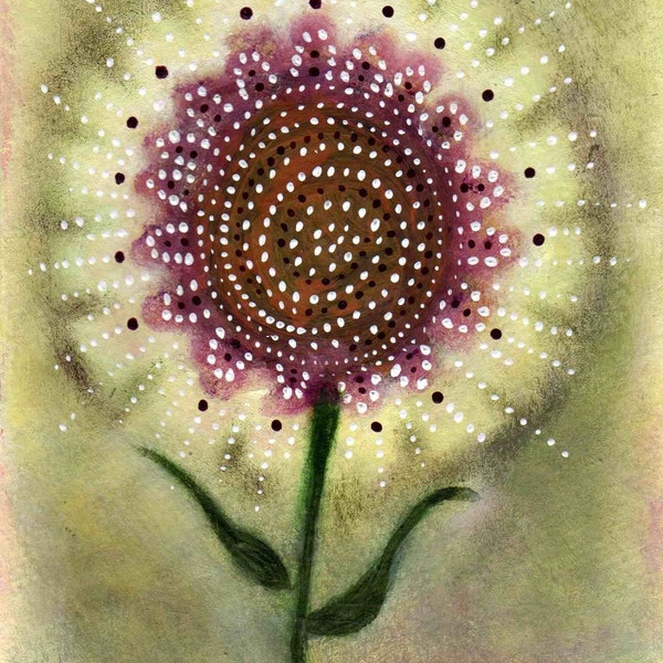 Glowing Flower - Original Art