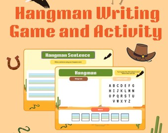Kids Hangman Game Handwriting Activity | Occupational Therapy |