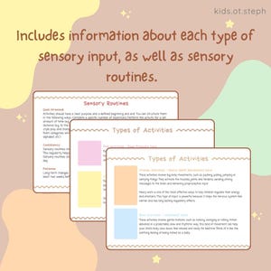 Sensory Routine Cards (Sensory Diet Cards) for Calming and Sensory Regulation | Occupational Therapy image 4