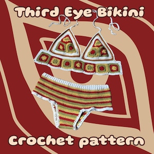 Crochet bikini swimsuit pattern easy for beginners perfect for summer top and bottom (FR/ENG)