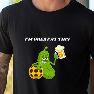 I&#39;m Great At This Pickleball Tee, Pickleball Gift, Unisex Pickleball Shirt, Sports Tee, Sports Gift, Athletic Tee, Fun Short Sleeve Tee