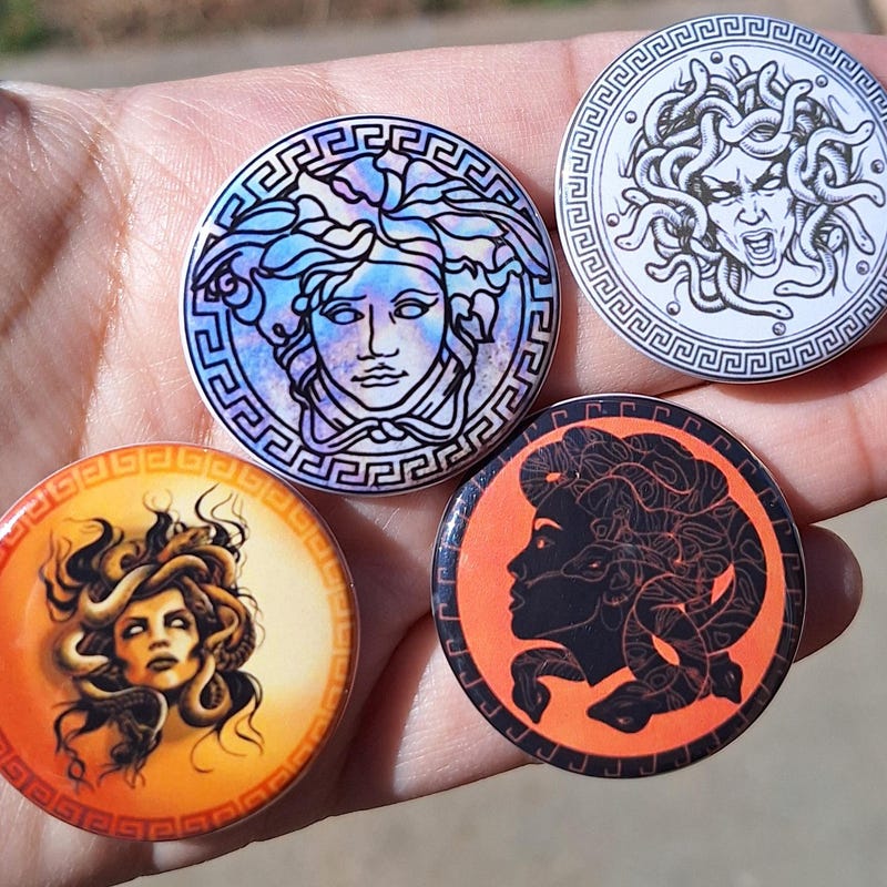 Greek Goddess Button - Etsy