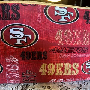 San Francisco 49er Inspired Make -Up Bags