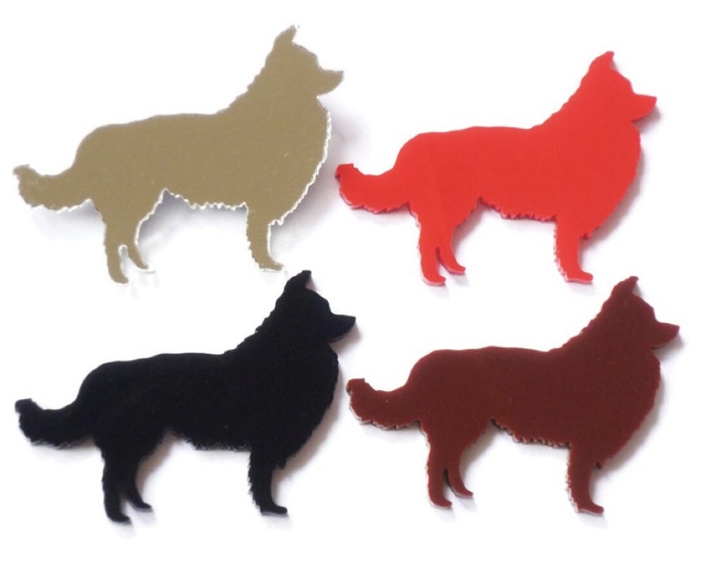 Border Collie Dog Brooch image 2