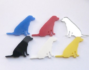 Mini Labrador Sitting Brooch