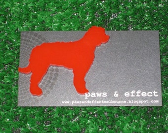 LABRADOODLE DOG BROOCH