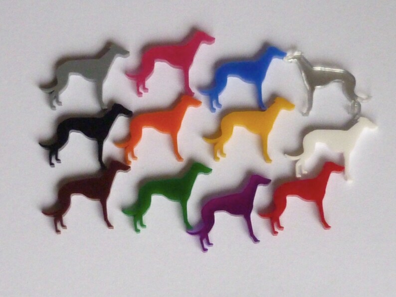 Mini Greyhound / Whippet Brooch image 2