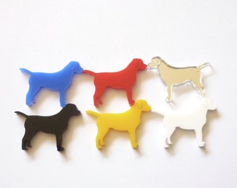 Mini Labrador Standing Brooch