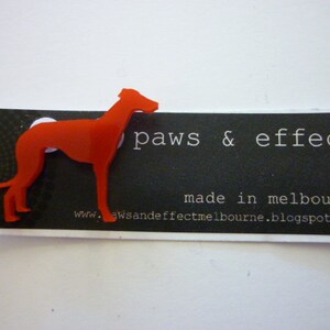 Mini Greyhound / Whippet Brooch image 3