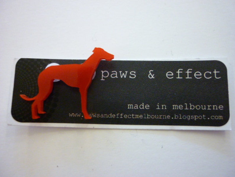 Mini Greyhound / Whippet Brooch image 3