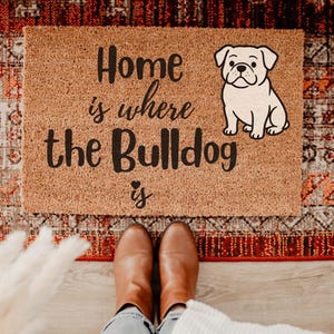 Welcome Dog Lovers Doormat | Perfect for Pet Owners, Housewarming Gift, Cute Welcome Mat, Dog-Themed Home Decor Rug