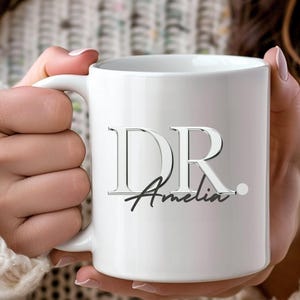 Personalized Doctor Coffee Mug • Custom Doctor Coffee Mug • Future Doctor Gifts • Doctor Coffee Cup • Doctor Graduation Gifts