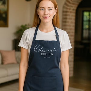 Personalized Apron, Name Apron, Custom Name Apron, Personalize Apron, Chef Apron, Mom Apron, Baking Apron, Baking Gift, Chef Gift
