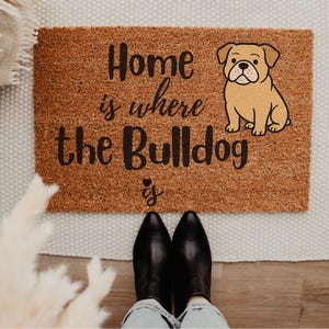 Welcome Dog Lovers Doormat | Perfect for Pet Owners, Housewarming Gift, Cute Welcome Mat, Dog-Themed Home Decor Rug