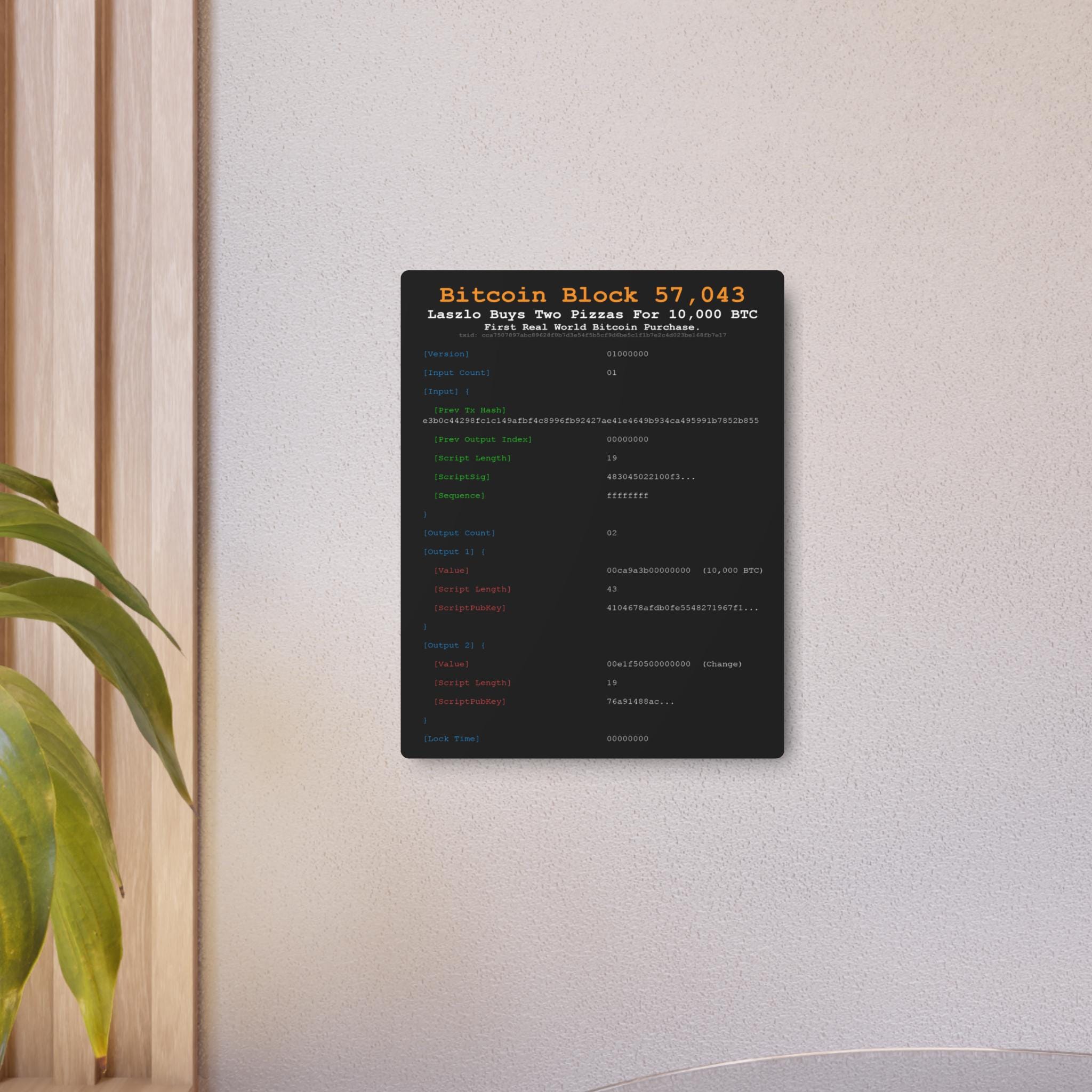 Bitcoin Pizza Tag | Erster BTC-Kauf in der Geschichte | 10.000 BTC für 2  Pizzen | Metal Wall Art 5x7 oder 11x14 - Etsy Schweiz