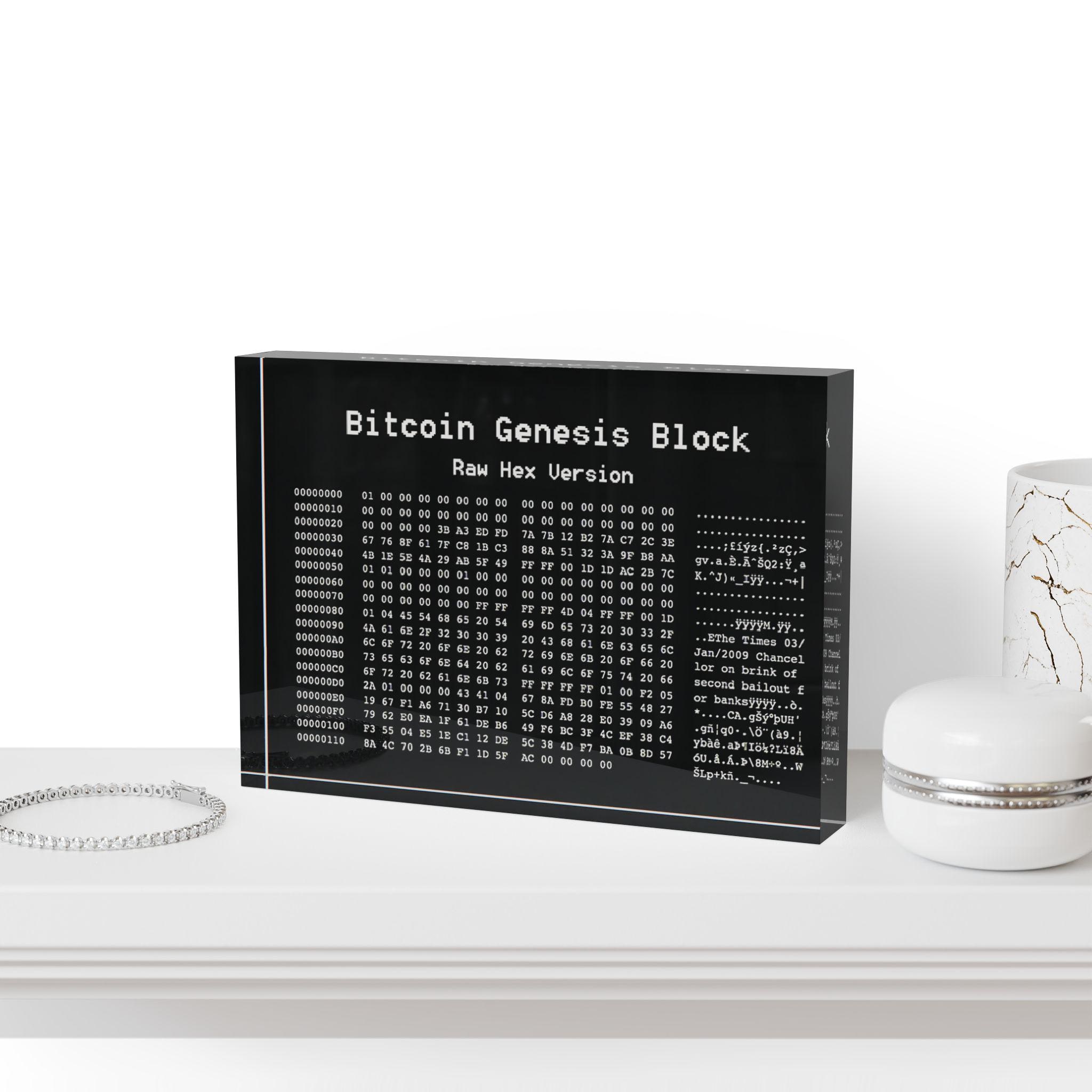 Genesis Block - Etsy Canada