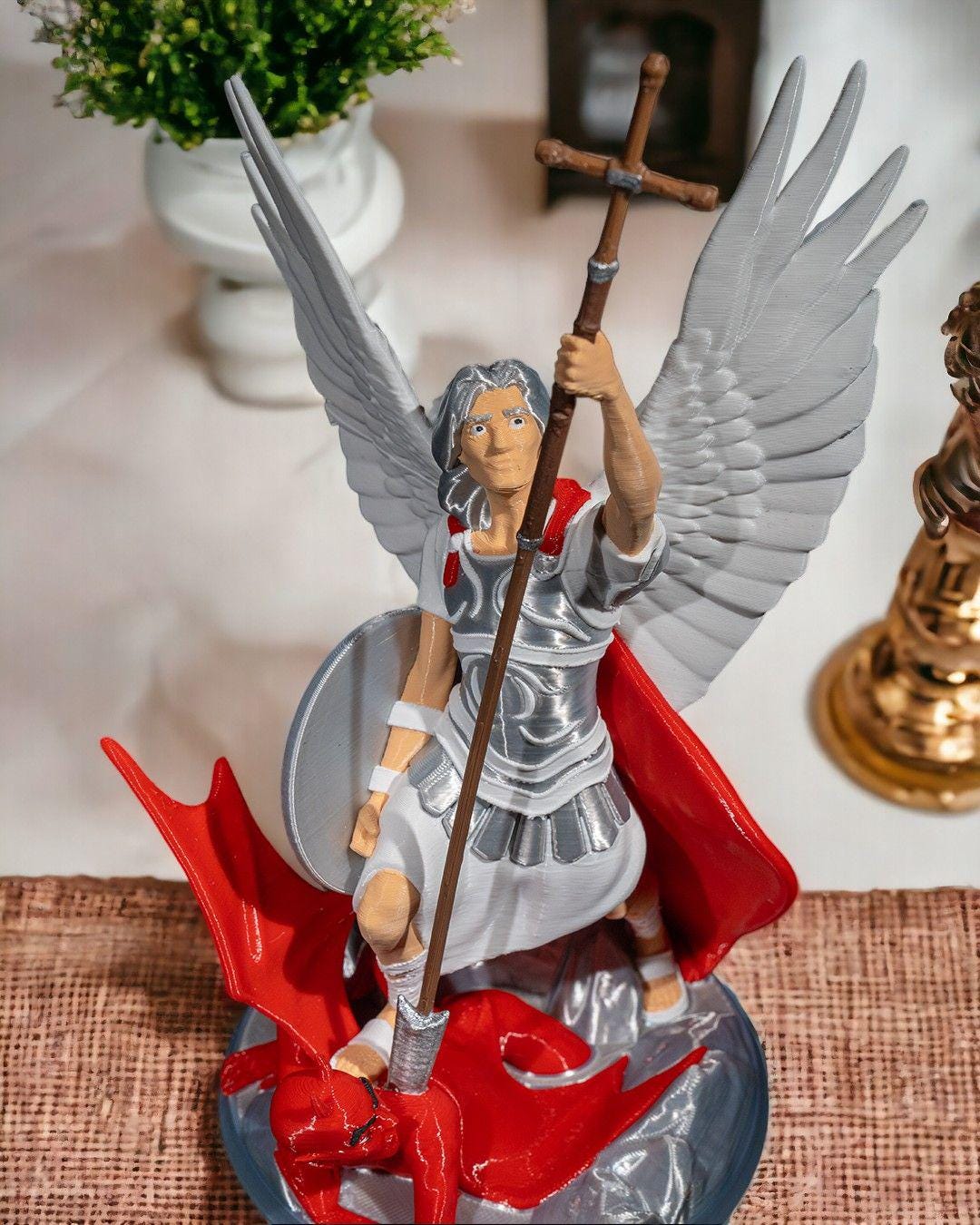 3D Printed Saint Michael - Etsy