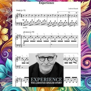 Ludovico Einaudi Experience Piano Sheet Music (Digital Download, 6 Pages)