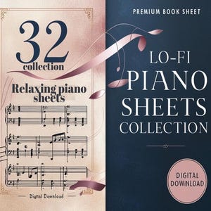 32 spartiti rilassanti per pianoforte: livello intermedio (download digitale)