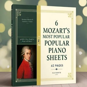 Mozart&#39;s Popular Piano Sheet Music Collection (Digital Download)