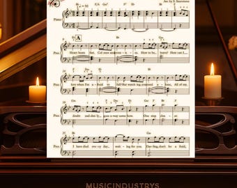 A Thousand Years Piano Sheet Music: Christina Perri + Includes Weekly Practice Planner          (4-Page Printable PDF)