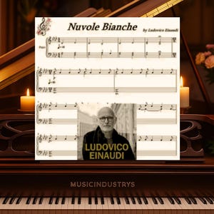 Spartiti per pianoforte Nuvole Bianche: Einaudi Classic (download digitale, 7 pagine)
