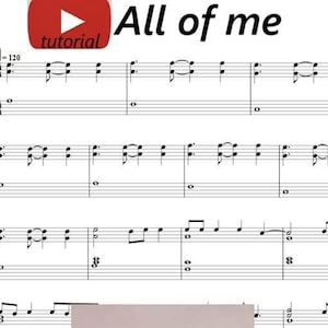 Ispirato da tutti i miei spartiti per pianoforte, 3 pagine, tutorial su YouTube, download digitale, musica stampabile, note musicali, musica classica, pianoforte per principianti