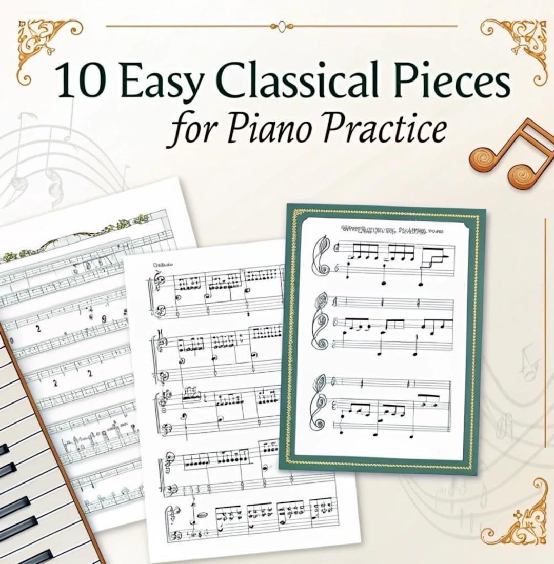 10 Easy Classical Pieces for Piano Practice - Piano Sheet Music ...