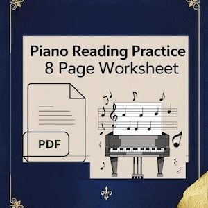 Piano Note Reading Practice: Beginner Music Theory Worksheets (PDF Download)