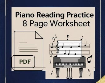 Piano Note Reading Practice: Beginner Music Theory Worksheets (PDF Download)