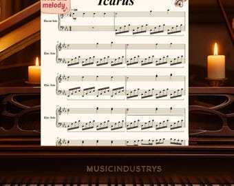Partitions Icarus pour piano : niveau intermédiaire imprimable (6 pages, téléchargement PDF avec programme d'entraînement hebdomadaire)