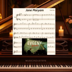Jane Maryam Evgeny Grinko spartiti per pianoforte 3 pagine download digitale, musica stampabile, note musicali, musica classica, pianoforte per principianti