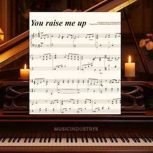 You Raise Me Up Piano Sheet Music: Beginner-Intermediate (Digital Download, 3 Pages)
