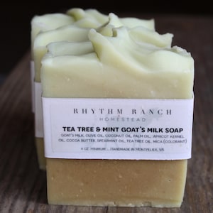 Simply Natural Tea Tree & Mint Goat Milk Soap
