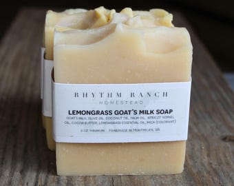 Simply Natural Lemongrass Goat Milk Soap