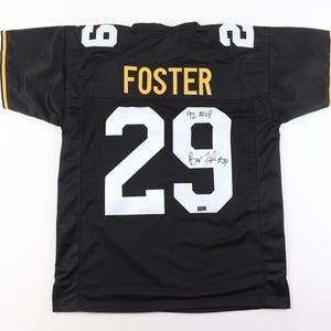 BARRY FOSTER gesigneerde Steelers-jersey