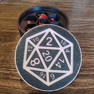 D20 Würfelbox für Dungeons and Dragons oder deine lieblings TTRPG!