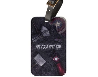 Avengers Marvel Luggage Tag - Travel Bag Identifier, Baggage Label, Suitcase Marker, Backpack Accessory
