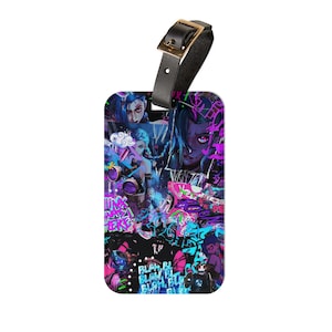 Arcane Luggage Tag, Colorful Travel Accessory, Gift for Travelers, Funky Baggage Identifier, Unique Suitcase Tag, Personal Travel Label