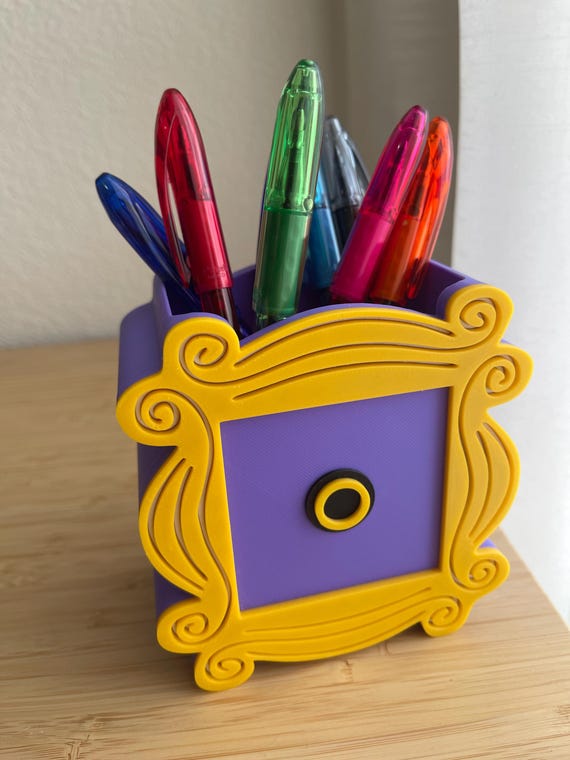 Friends-Inspired Desk Accessories – Yellow Frame Stationery Collection