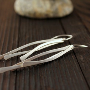 Triple Twig Sterling Silver Earrings