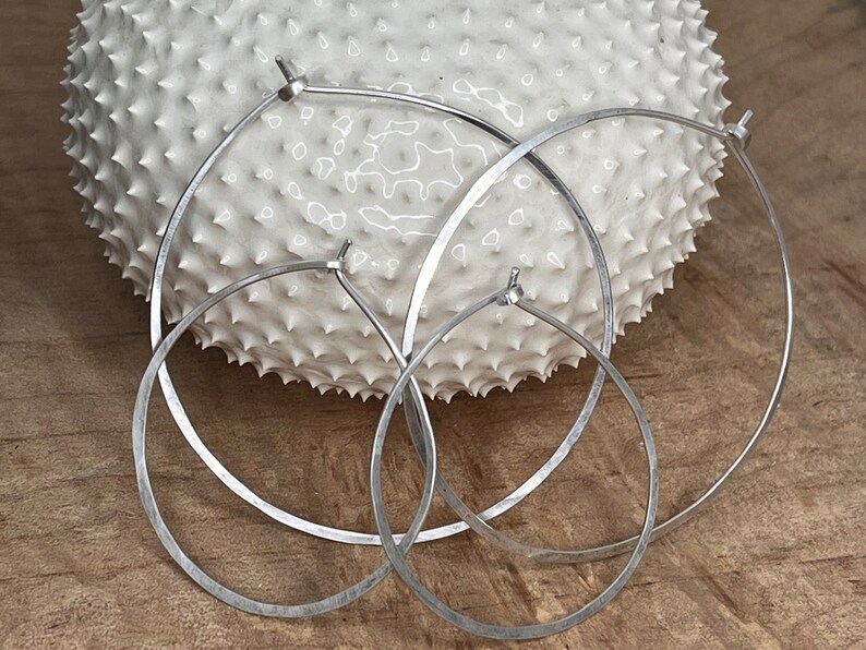 Thin Wire Hoops image 5