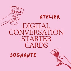 Digitale Konversationskarten - Engagierte Anweisungen für Partys, sinnvolle Verbindungen und Journaling