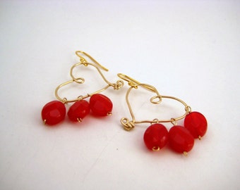 Whimsical Heart Earrings