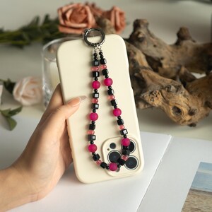 Matte Dragon Fruit Glass Beaded Phone Charm,Phone Chain,Key Chain,Bag Charm,Phone Strap,Camera Strap,Mobile Phone Charm
