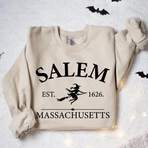 Salem Massachusetts Halloween Sweatshirt, Salem Witches Shirt, Halloween Shirt, Salem Sweatshirt, Salem 1626 Hoodie