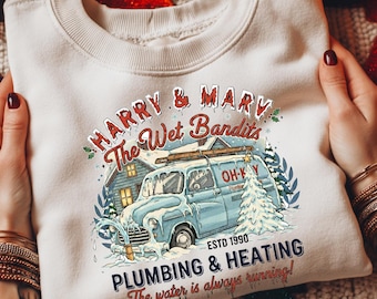 Wet Bandits Christmas Sweatshirt, Home Alone Sweater, Christmas Movie Gift