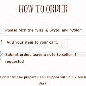 a sign that says how to order
